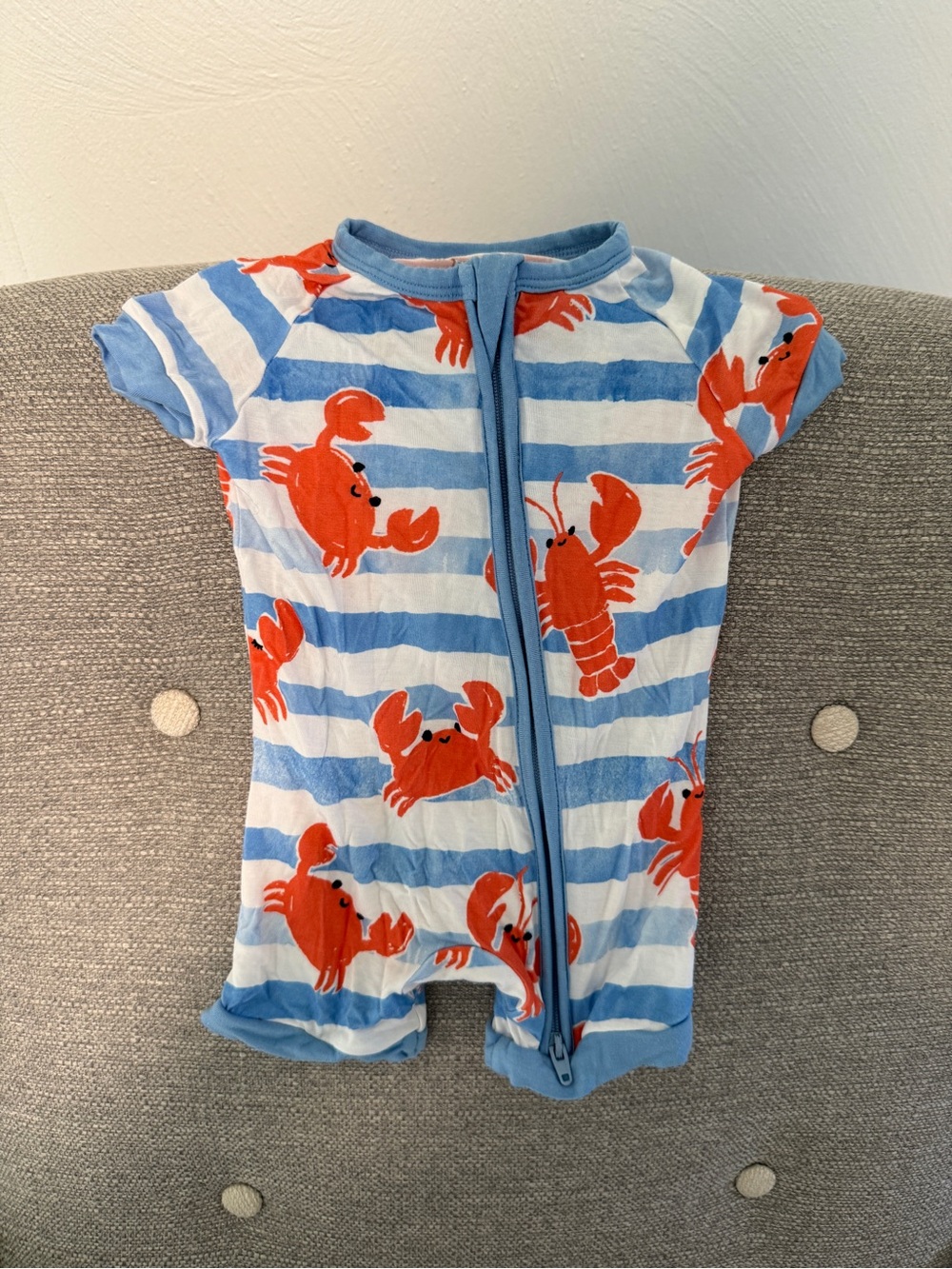 Little Sleepies Crustacean Crew Zippy Footy Pajama